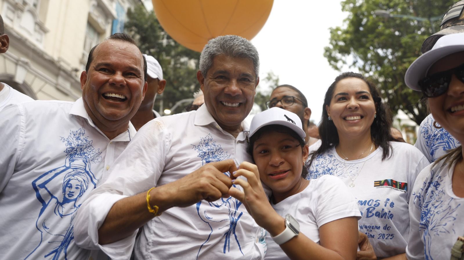 'A gente veio pedir que os baianos tenham esperança e expectativa de dias melhores', diz Geraldo Jr no Bonfim