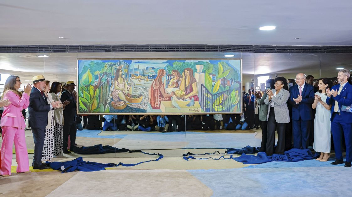 Obra de Di Cavalcanti danificada no 8/1 volta ao Planalto após restauração