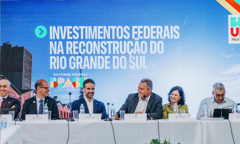 Rui faz balanço de ações do Governo Lula na reconstrução do RS: 'fase das grandes obras'