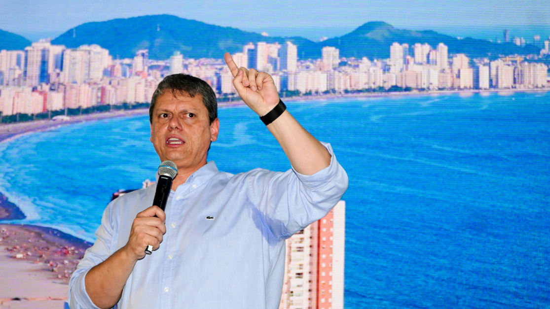 Projeto de túnel Santos-Guarujá deve ficar pronto em 2026, diz Tarcísio