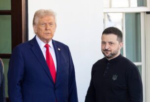 Donald Trump and Volodymyr Zelenskyy