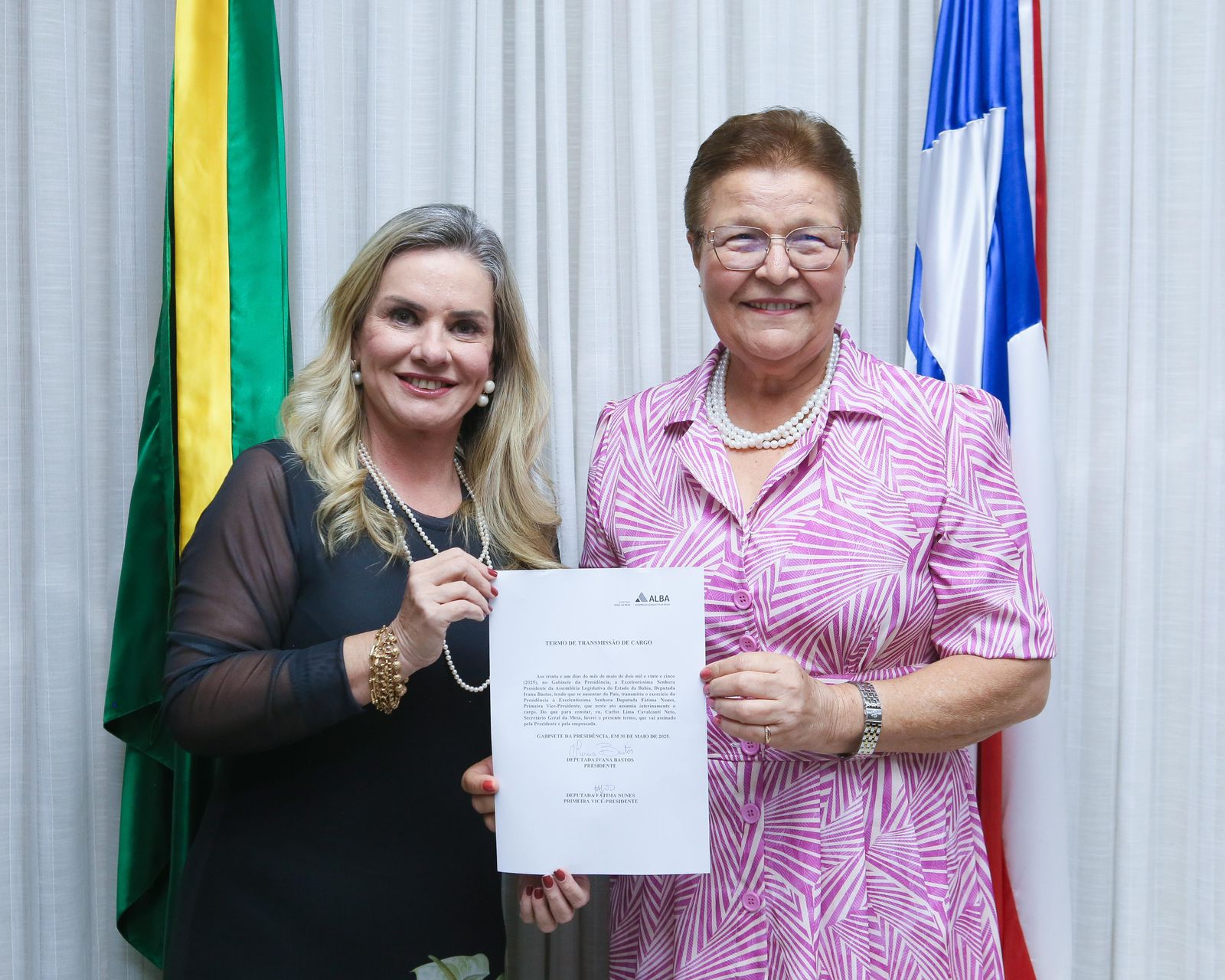 Deputada Fátima Nunes assume o comando da ALBA