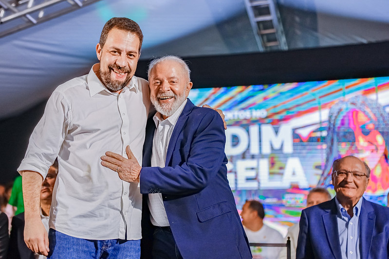 Guilherme Boulos e Lula