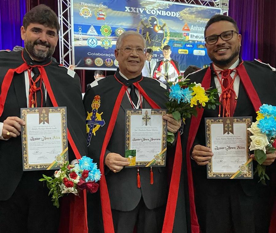Titular da Serin, Adolpho Loyola é homenageado com maior honraria da Ordem DeMolay